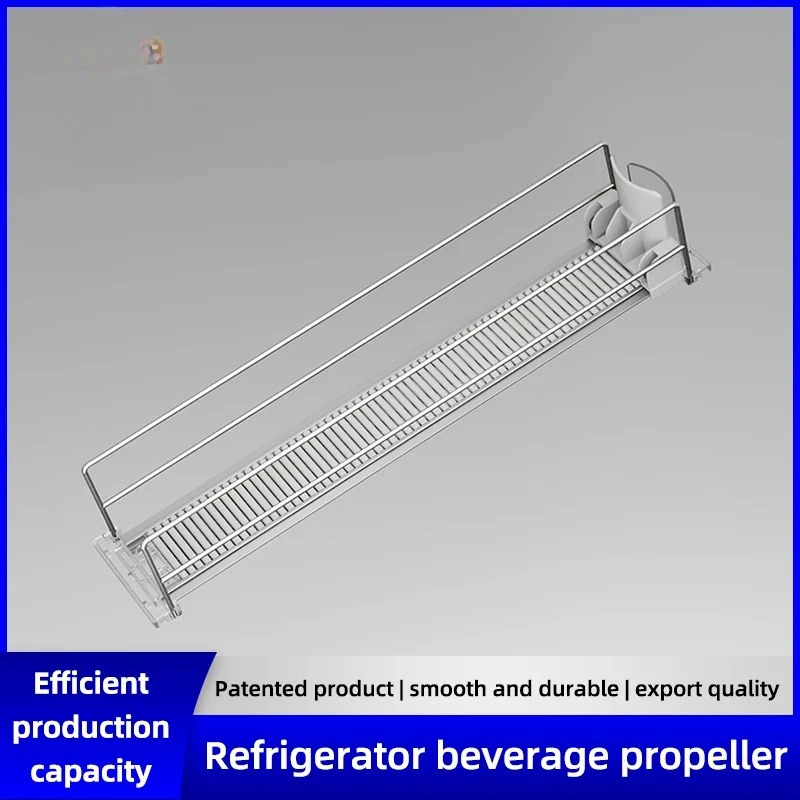Automatic Soda Can Dispenser Retail Transparent Slide Rail Beverage Storage Organizer Rack Drink Spring Pusher For Fridge
Automatic Soda Can Dispenser Retail Transparent Slide Rail Beverage Storage Organizer Rack Drink Spring Pusher For Fridge