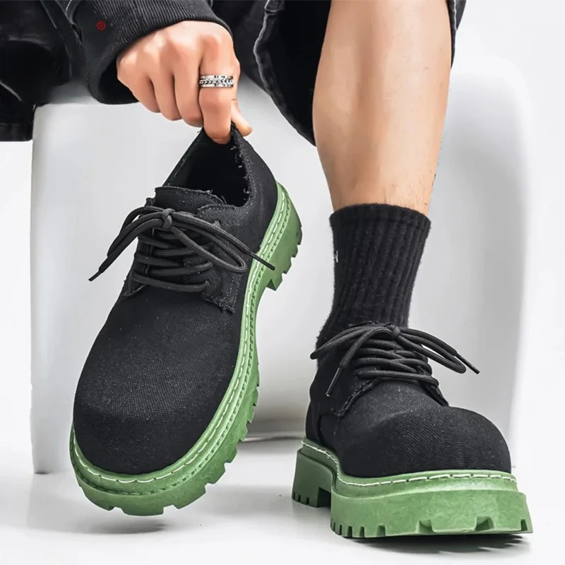 High Quality Casual Platform Sneakers Men New Denim Work Shoe Lace-up Derby Shoes Fashion Business Comfortable Shoes for Shoes
High Quality Casual Platform Sneakers Men New Denim Work Shoe Lace-up Derby Shoes Fashion Business Comfortable Shoes for Shoes