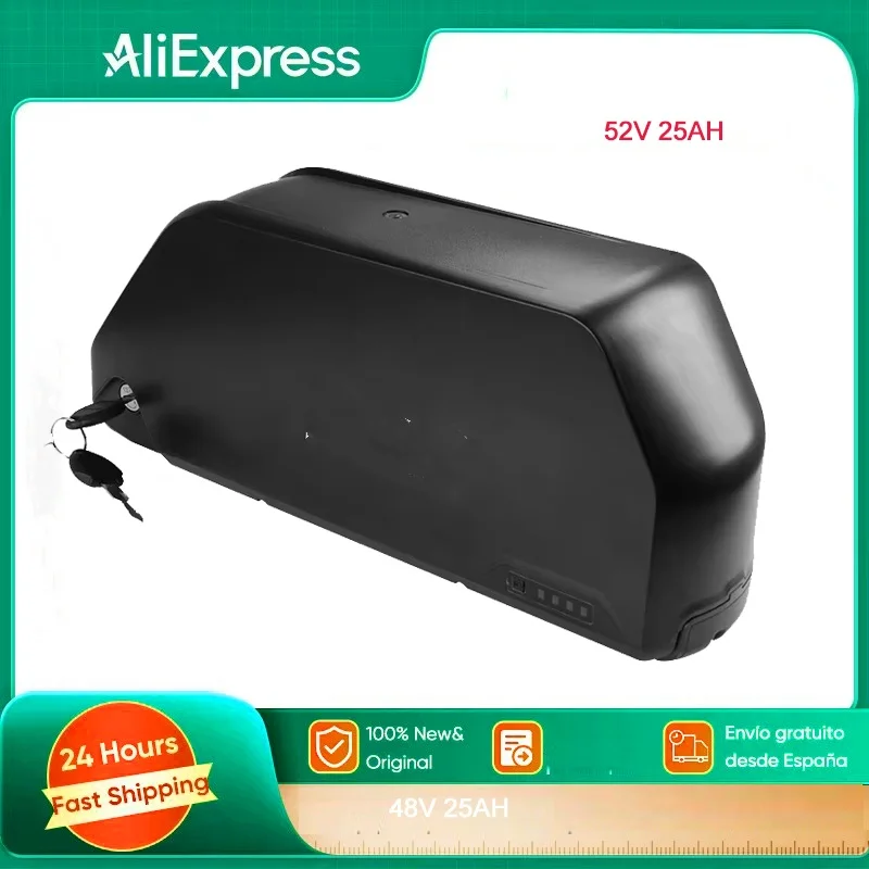 52V 25Ah EBike Battery Polly 2170048V Electric Bicycle Bateria Li-on Pack for 2000W 1500W 1000W 500W 350W 250W Lithium Battery
52V 25Ah EBike Battery Polly 2170048V Electric Bicycle Bateria Li-on Pack for 2000W 1500W 1000W 500W 350W 250W Lithium Battery
