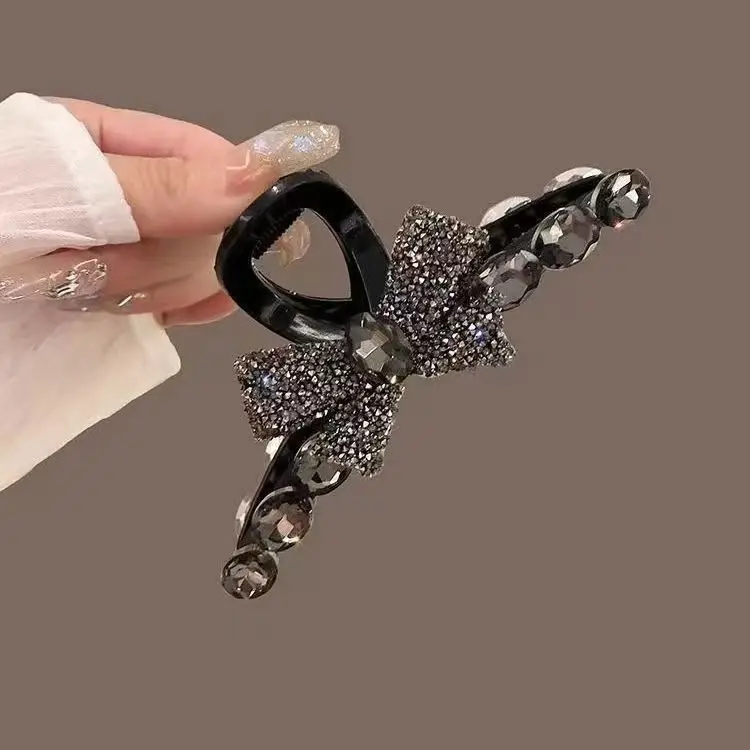 Full Diamond Bow Large Grip Clip Hair Claw with Insect Design High-end and Elegant Perfect for Summer Hair Accessories for Women
Full Diamond Bow Large Grip Clip Hair Claw with Insect Design High-end and Elegant Perfect for Summer Hair Accessories for Women