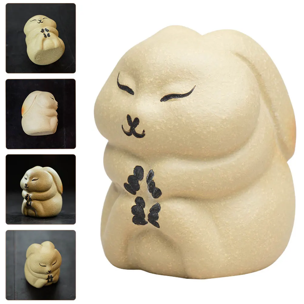 Tea Pet Rabbit Adornment Exquisite Purple Sand Desktop Ornament Tea House Decor Rabbit Ornament Desktop Decor
Tea Pet Rabbit Adornment Exquisite Purple Sand Desktop Ornament Tea House Decor Rabbit Ornament Desktop Decor