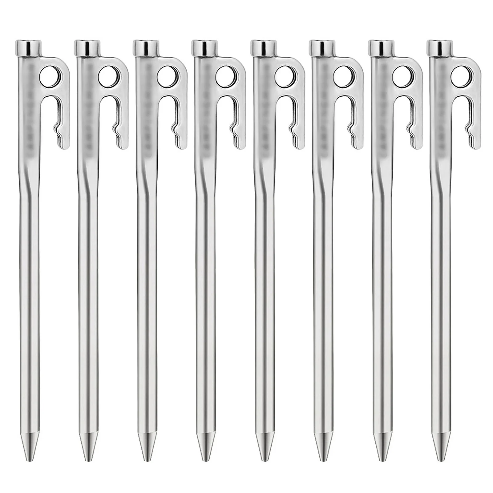 CAMPINGMOON Tent Stakes Pegs Heavy Duty Steel Tent Stakes Pegs w Hook Hole Design for Outdoor Backpacking Camping Tent Canopy
CAMPINGMOON Tent Stakes Pegs Heavy Duty Steel Tent Stakes Pegs w Hook Hole Design for Outdoor Backpacking Camping Tent Canopy
