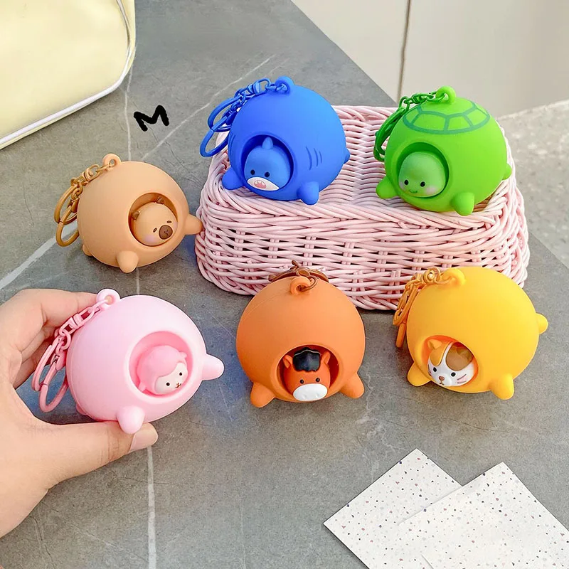 Cute Animal Squeeze Keychain Stress Relief Toy Kawaii Cartoon Bag Pendant Funny Decompression Key Ring Gift for Girls Kawaii
Cute Animal Squeeze Keychain Stress Relief Toy Kawaii Cartoon Bag Pendant Funny Decompression Key Ring Gift for Girls Kawaii