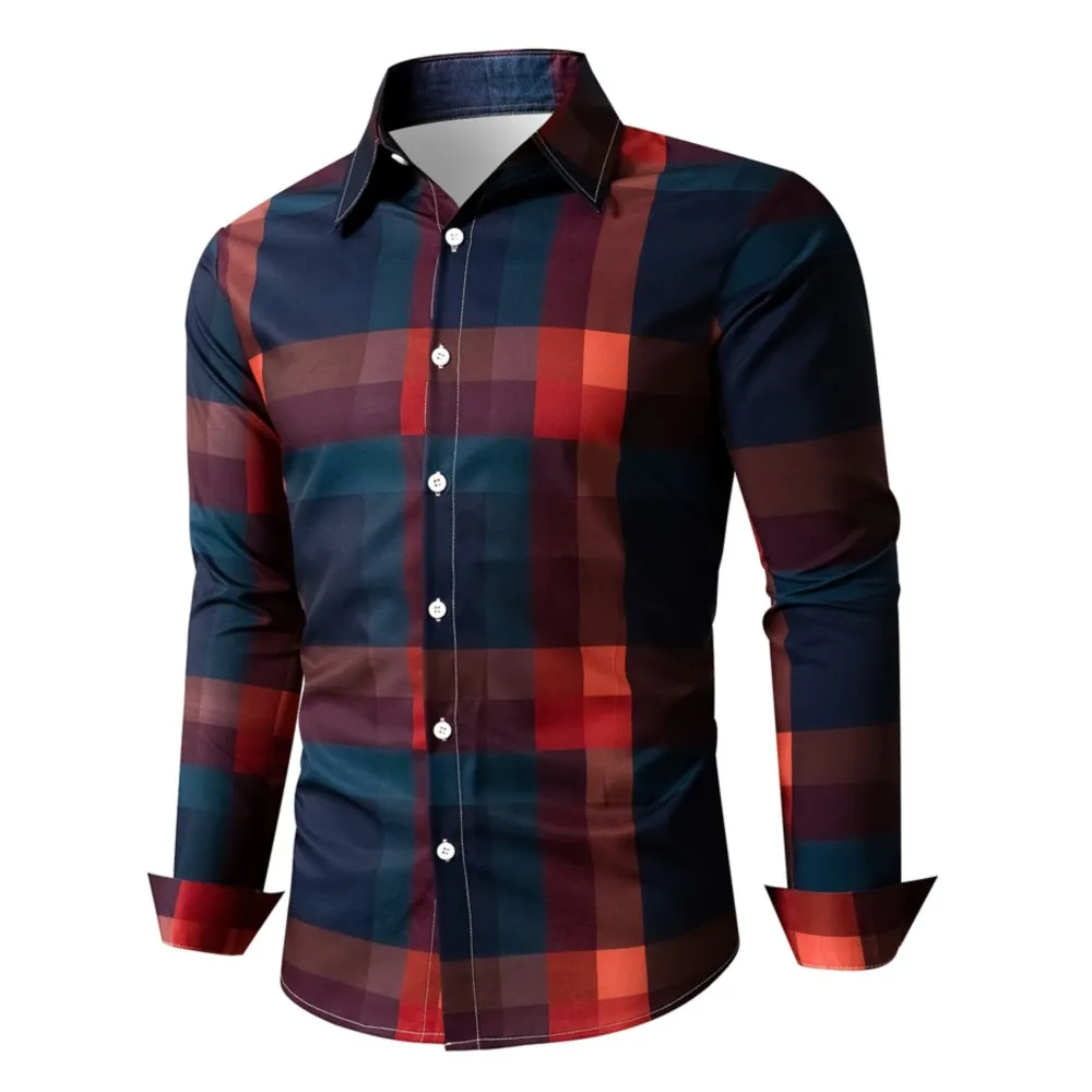 New Casual Striped Design Shirt Summer Men's Long Sleeve Shirt Lapel Men's Fashion Casual Button Down Shirt Long Sleeve Career
New Casual Striped Design Shirt Summer Men's Long Sleeve Shirt Lapel Men's Fashion Casual Button Down Shirt Long Sleeve Career