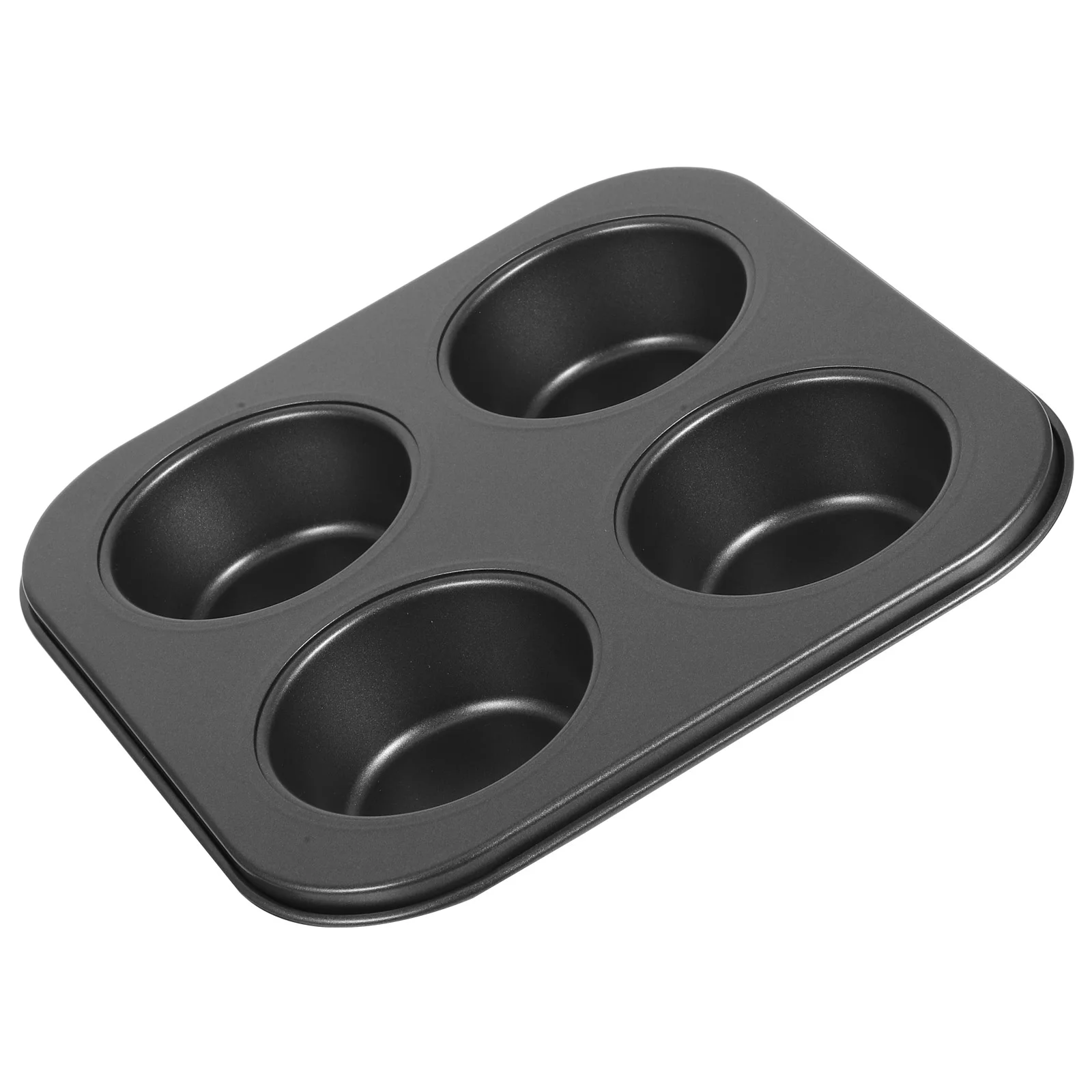 Muffin Cake Molds 4 Grids Oven Baking Tray Cupcake Non-stick Baking Cups Baking Mold for Home (Black)
Muffin Cake Molds 4 Grids Oven Baking Tray Cupcake Non-stick Baking Cups Baking Mold for Home (Black)