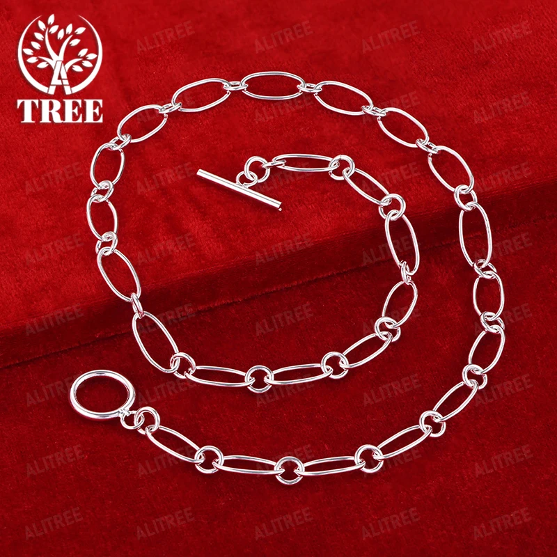 New 925 Sterling Silver Oval Chain Side Chain Necklace For Men Women Fashion Simple Jewelry Birthday Christmas Party Gifts
New 925 Sterling Silver Oval Chain Side Chain Necklace For Men Women Fashion Simple Jewelry Birthday Christmas Party Gifts