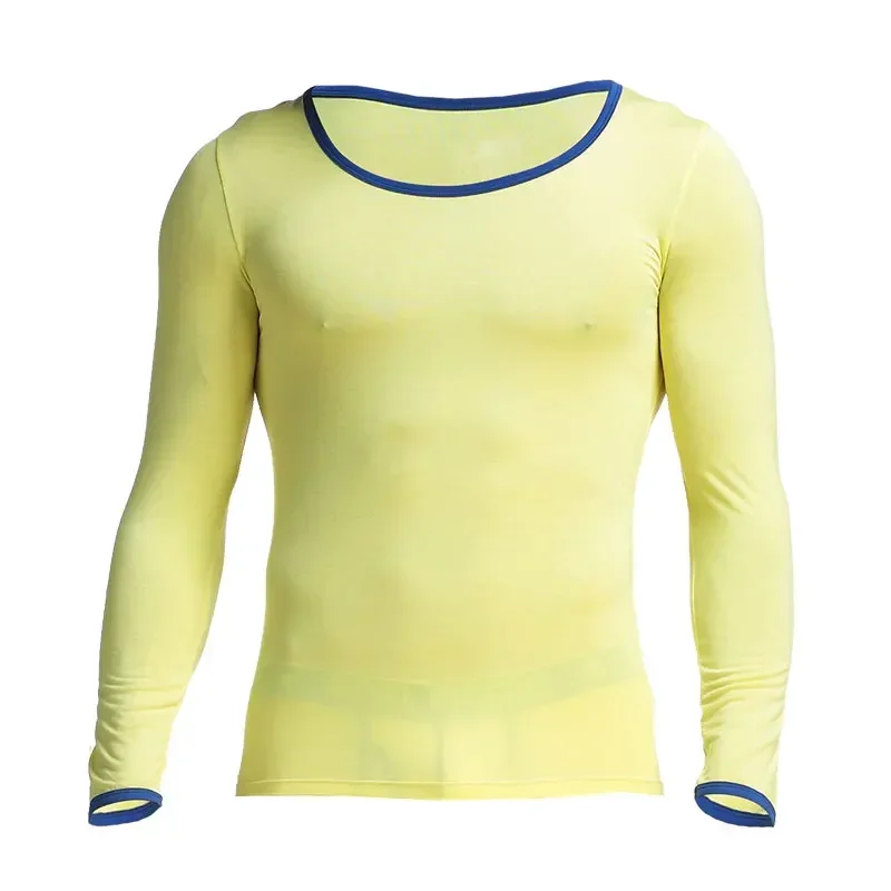 5PCS Men's round neck tight-fitting base Modal thermal underwear long underwear thin undershirt low collar top
5PCS Men's round neck tight-fitting base Modal thermal underwear long underwear thin undershirt low collar top