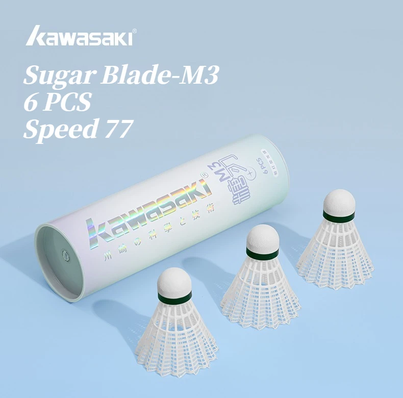 Kawasak 6pcs Durable Shuttlecocks Speed 77 Portable Nylon White Badminton Balls Training Ball for Outdoor Competition Use
Kawasak 6pcs Durable Shuttlecocks Speed 77 Portable Nylon White Badminton Balls Training Ball for Outdoor Competition Use