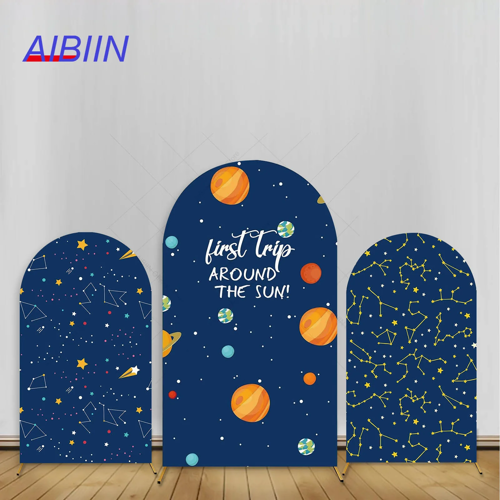 Astronaut Space First Trip Around the Sun Arch Backdrop Cover Galaxy Planets Son Boy Happy Birthday Party Decor Background
Astronaut Space First Trip Around the Sun Arch Backdrop Cover Galaxy Planets Son Boy Happy Birthday Party Decor Background