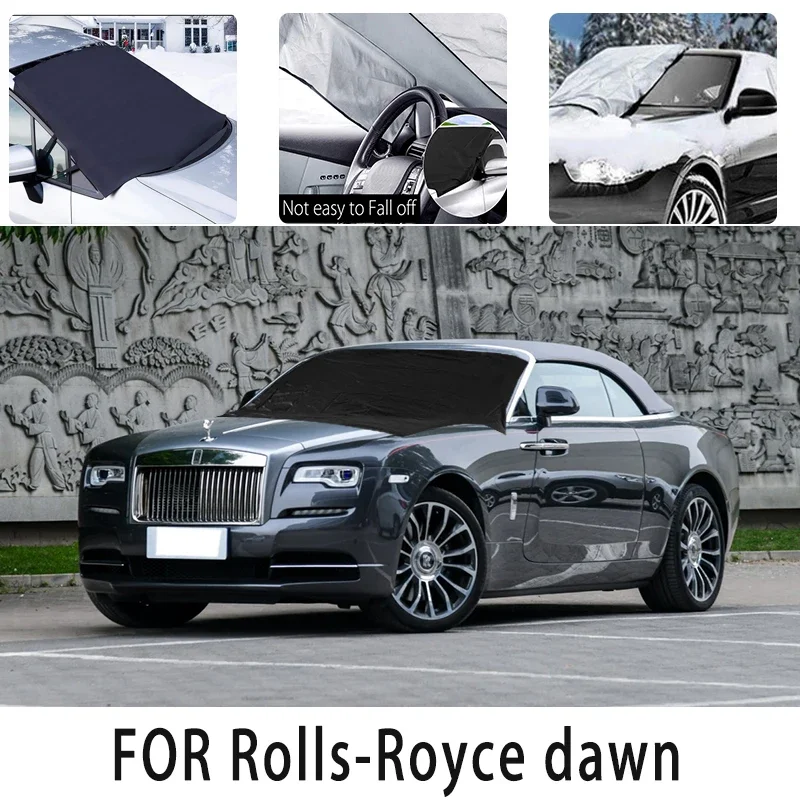 Carsnow cover front coverfor Royce dawn snowprotection heat insulation shade Sunscreen wind Frost prevention car accessories
Carsnow cover front coverfor Royce dawn snowprotection heat insulation shade Sunscreen wind Frost prevention car accessories