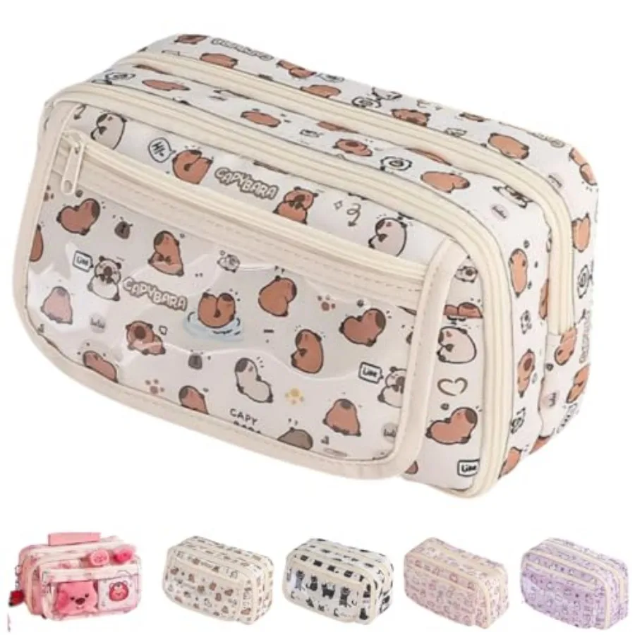 Cute Kawaii Pencil Case Pouch Cartoon Pen Box Holder Organizer for Office Workspace Supplies Desk Accessories Travel Essentials
Cute Kawaii Pencil Case Pouch Cartoon Pen Box Holder Organizer for Office Workspace Supplies Desk Accessories Travel Essentials