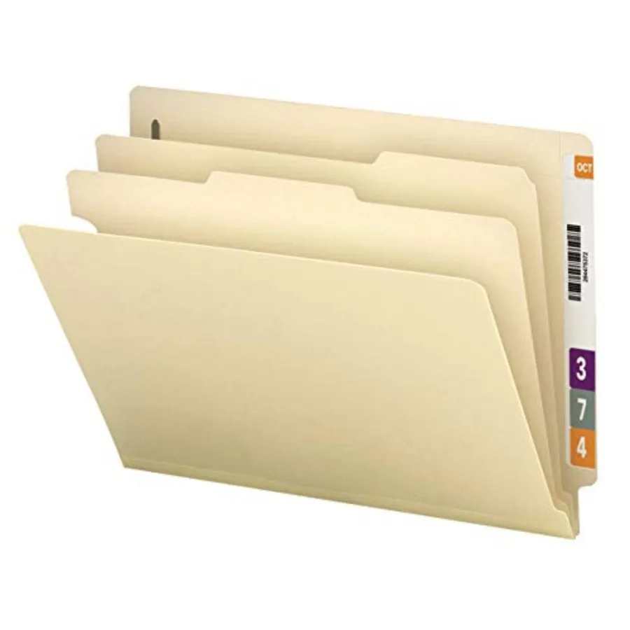 End Tab Classification File Folder 2 Dividers 2" Expansion Size 10 per Box 26835
End Tab Classification File Folder 2 Dividers 2" Expansion Size 10 per Box 26835