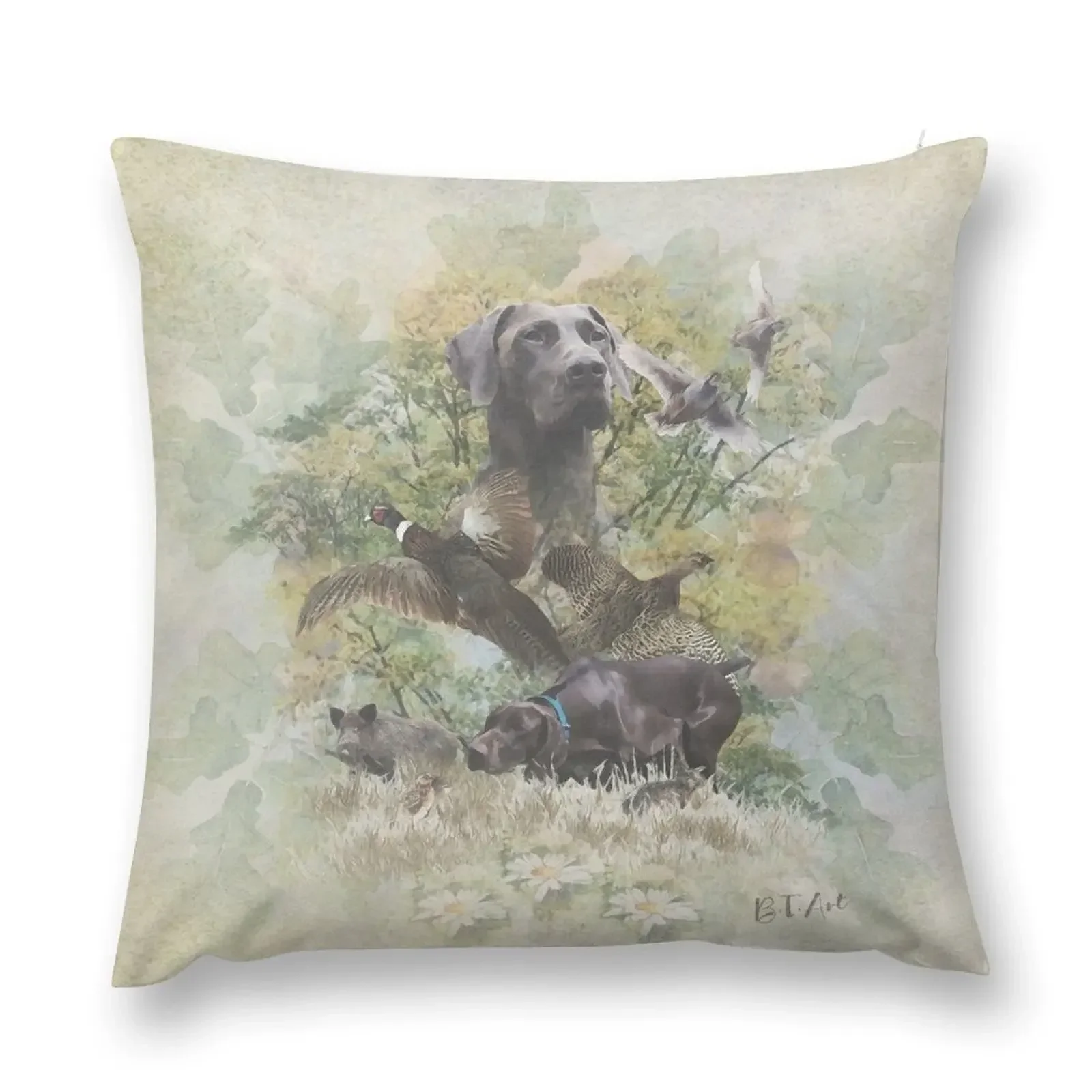 German Shorthaired Pointer, Hunting scene Throw Pillow Cushion Cover Christmas Covers Pillowcases Cushion Covers Sofa pillow
German Shorthaired Pointer, Hunting scene Throw Pillow Cushion Cover Christmas Covers Pillowcases Cushion Covers Sofa pillow