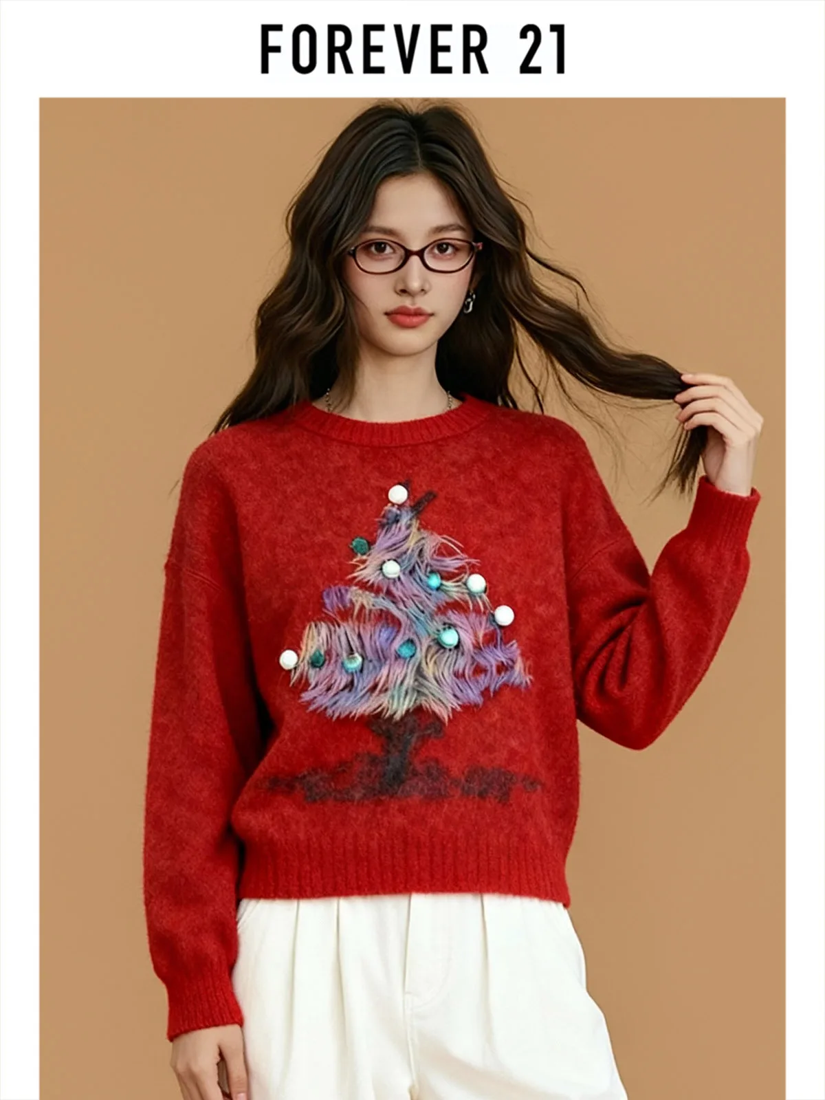 Forever 2, красный новогодний вязаный свитер Cisas, женский осенне-зимний новый праздничный женский костюм трапециевидной формы, круглый...
Forever 2, красный новогодний вязаный свитер Cisas, женский осенне-зимний новый праздничный женский костюм трапециевидной формы, круглый...