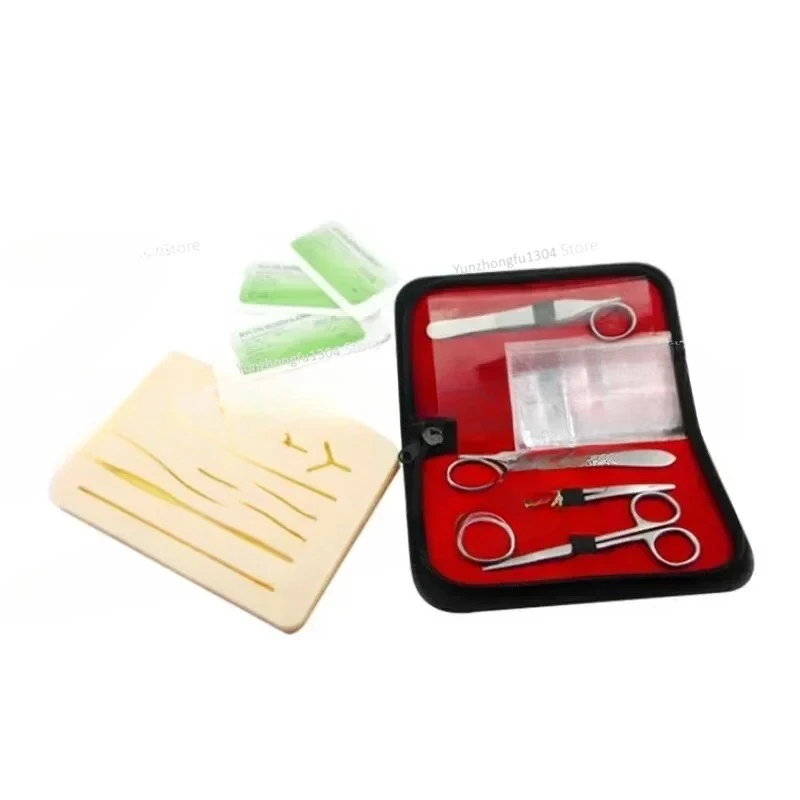 Reusable Skin Simulation Silicon Pad Complete Stitching Practice Kit for Students
Reusable Skin Simulation Silicon Pad Complete Stitching Practice Kit for Students