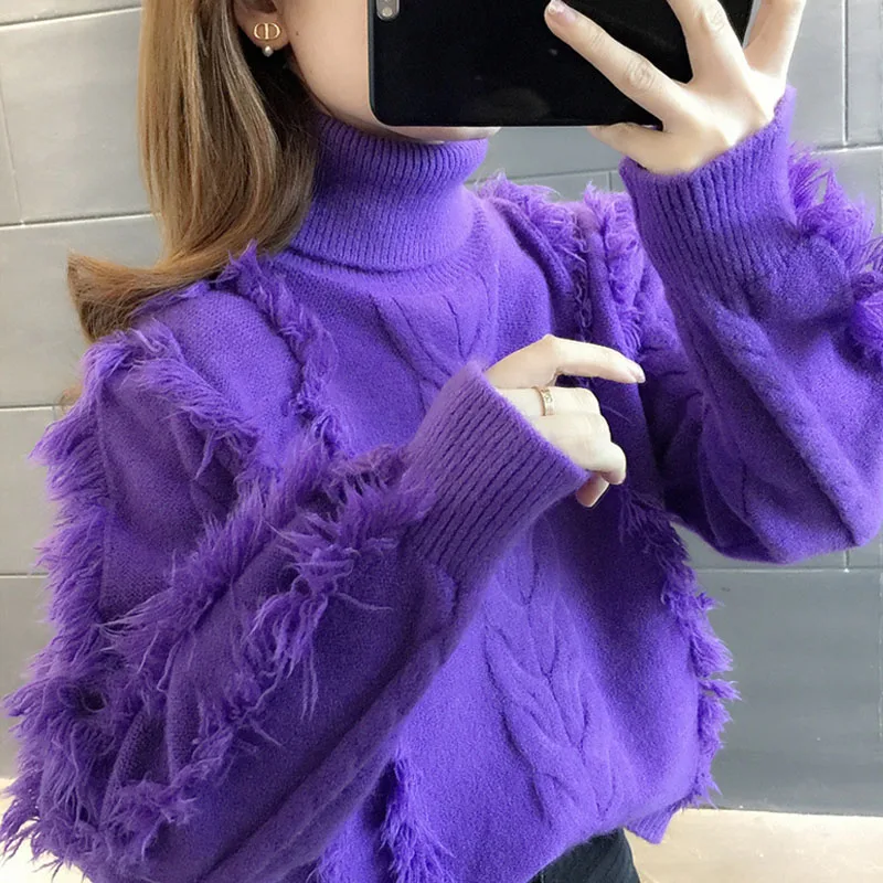 Faux Mink Thicken Stylish Sweater Women 2023 Spring Fashion Chic Knitted Pullover Jumpers Long Sleeve O-neck Loose Soft Tops
Faux Mink Thicken Stylish Sweater Women 2023 Spring Fashion Chic Knitted Pullover Jumpers Long Sleeve O-neck Loose Soft Tops