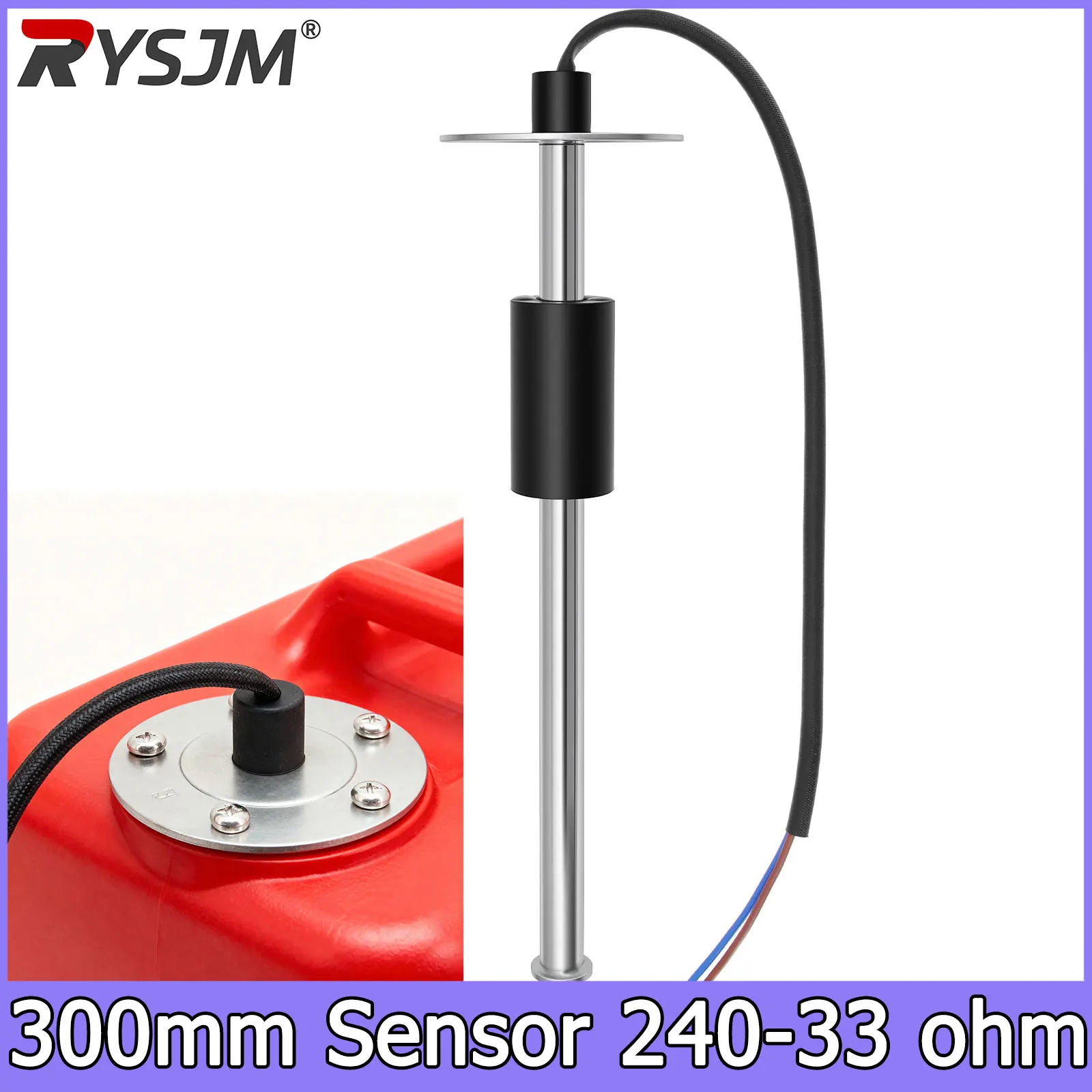 1pc 300mm Fuel Level Sensors 240-33 ohm Water Fuel Level Gauge Sensor Marine Boat Yacht Car Oil Liquid Tank Fuel Sender Unit
1pc 300mm Fuel Level Sensors 240-33 ohm Water Fuel Level Gauge Sensor Marine Boat Yacht Car Oil Liquid Tank Fuel Sender Unit