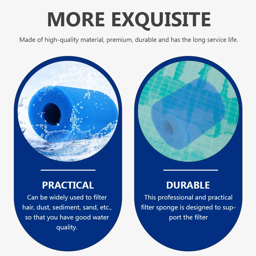 2pcs Water Sponge Washable Reusable Indoor Filter Sponge For Swimming Pool Strainer Replacement Spa Pool Filtering Supplies
2pcs Water Sponge Washable Reusable Indoor Filter Sponge For Swimming Pool Strainer Replacement Spa Pool Filtering Supplies