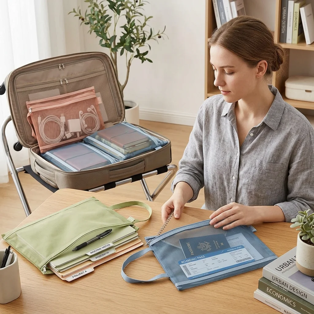 Nylon Mesh Zipper Document Bags, 4 Pcs A4 File Organizer Pouches Transparent Waterproof Storage for Office School Students
Nylon Mesh Zipper Document Bags, 4 Pcs A4 File Organizer Pouches Transparent Waterproof Storage for Office School Students