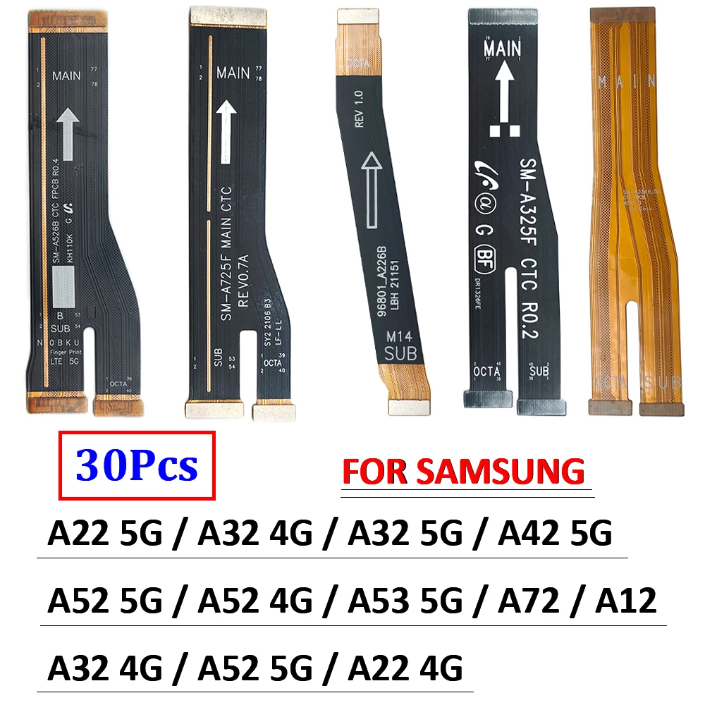 30Pcs,Motherboard FPC Main Board Connector Flex Cables Parts For Samsung A52S A73 A21 A72 A22 A33 A42 A52 A32 4G A53 5G
30Pcs,Motherboard FPC Main Board Connector Flex Cables Parts For Samsung A52S A73 A21 A72 A22 A33 A42 A52 A32 4G A53 5G