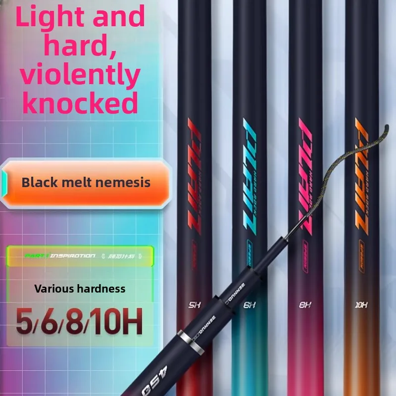 10H Ultra-Stiff Competition Fishing Pole,Fast Action Carbon Blank,Reinforced Joints,Tournament-Grade Black Pit Rod
10H Ultra-Stiff Competition Fishing Pole,Fast Action Carbon Blank,Reinforced Joints,Tournament-Grade Black Pit Rod