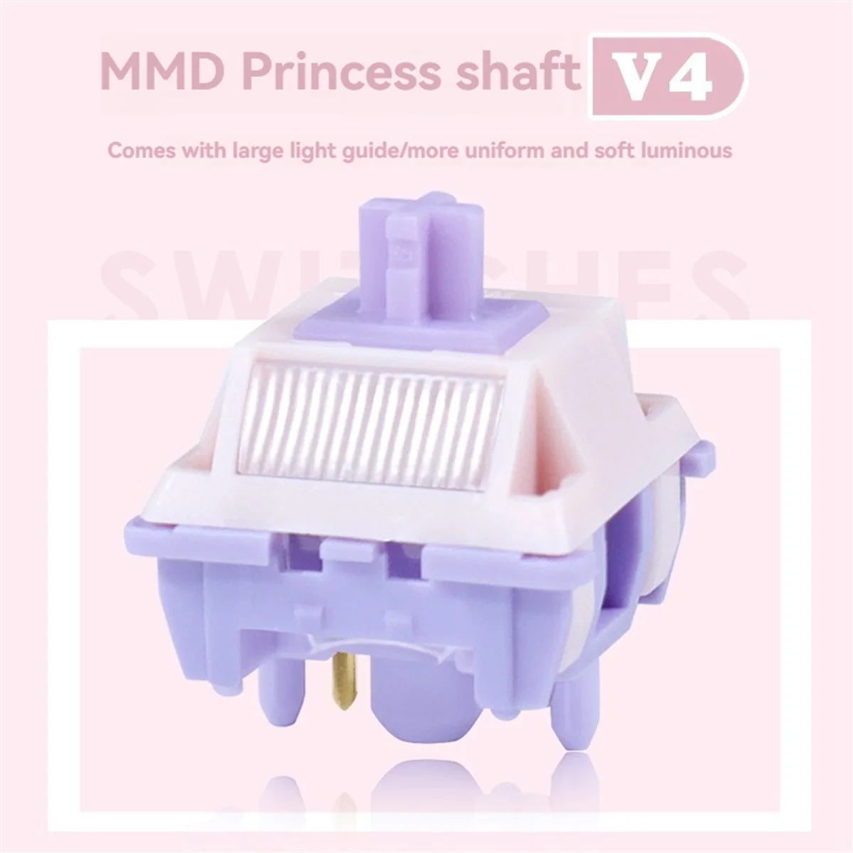 TOP SALE 70PCS MMD Princess V4 Switch 5 Pin Linear Axis Body Switches Hot-Swap 53g for DIY Mechanical Keyboard CHYY NEW
TOP SALE 70PCS MMD Princess V4 Switch 5 Pin Linear Axis Body Switches Hot-Swap 53g for DIY Mechanical Keyboard CHYY NEW