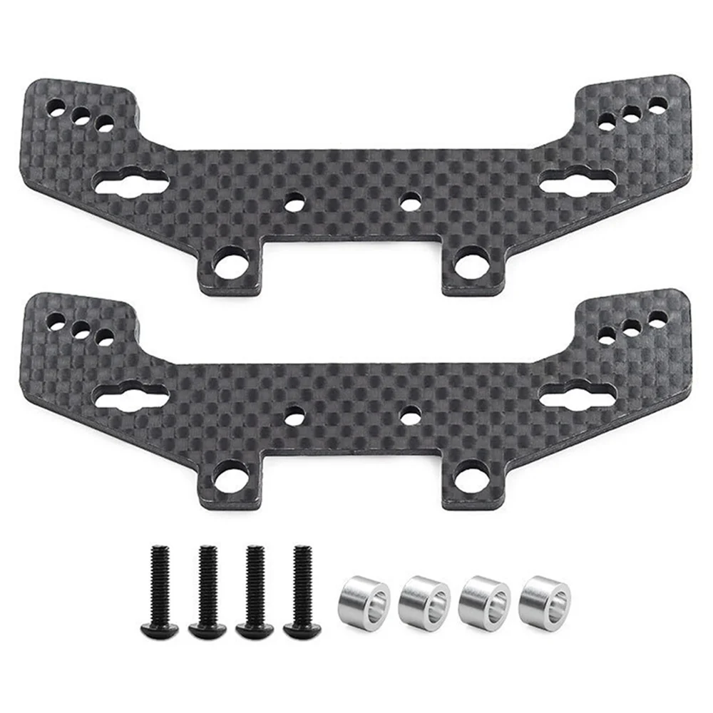 Carbon Fiber Shock Mount Front and Rear Universal Long Leg Shock Mount 65mm 70mm Accessories for Tamiya TT02 TT02R
Carbon Fiber Shock Mount Front and Rear Universal Long Leg Shock Mount 65mm 70mm Accessories for Tamiya TT02 TT02R