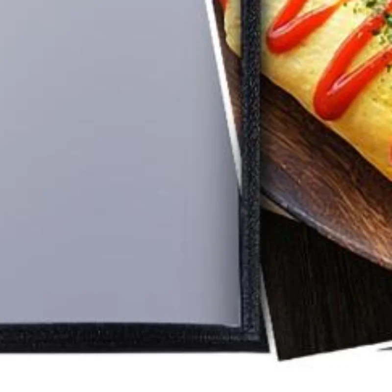 Foldable PVC Transparent Menu Cover A4 Reusable A4 Menu Paper Holder Double Panels Letter Size Loose Leaf Binder Restaurant
Foldable PVC Transparent Menu Cover A4 Reusable A4 Menu Paper Holder Double Panels Letter Size Loose Leaf Binder Restaurant