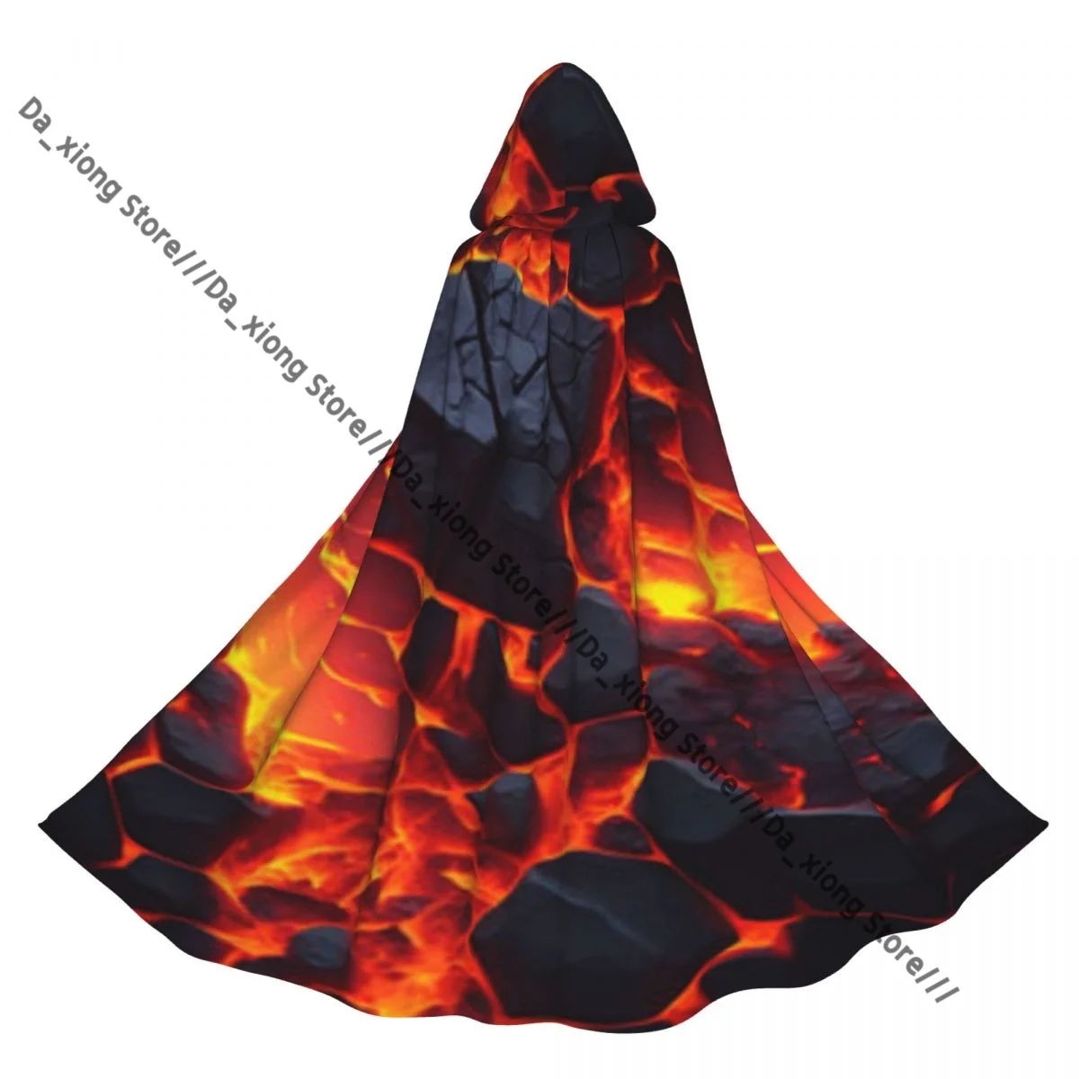 Witch Long Hooded Robe Volcano Lava Fire Halloween Cloak Cosplay Costumes for Adult
Witch Long Hooded Robe Volcano Lava Fire Halloween Cloak Cosplay Costumes for Adult