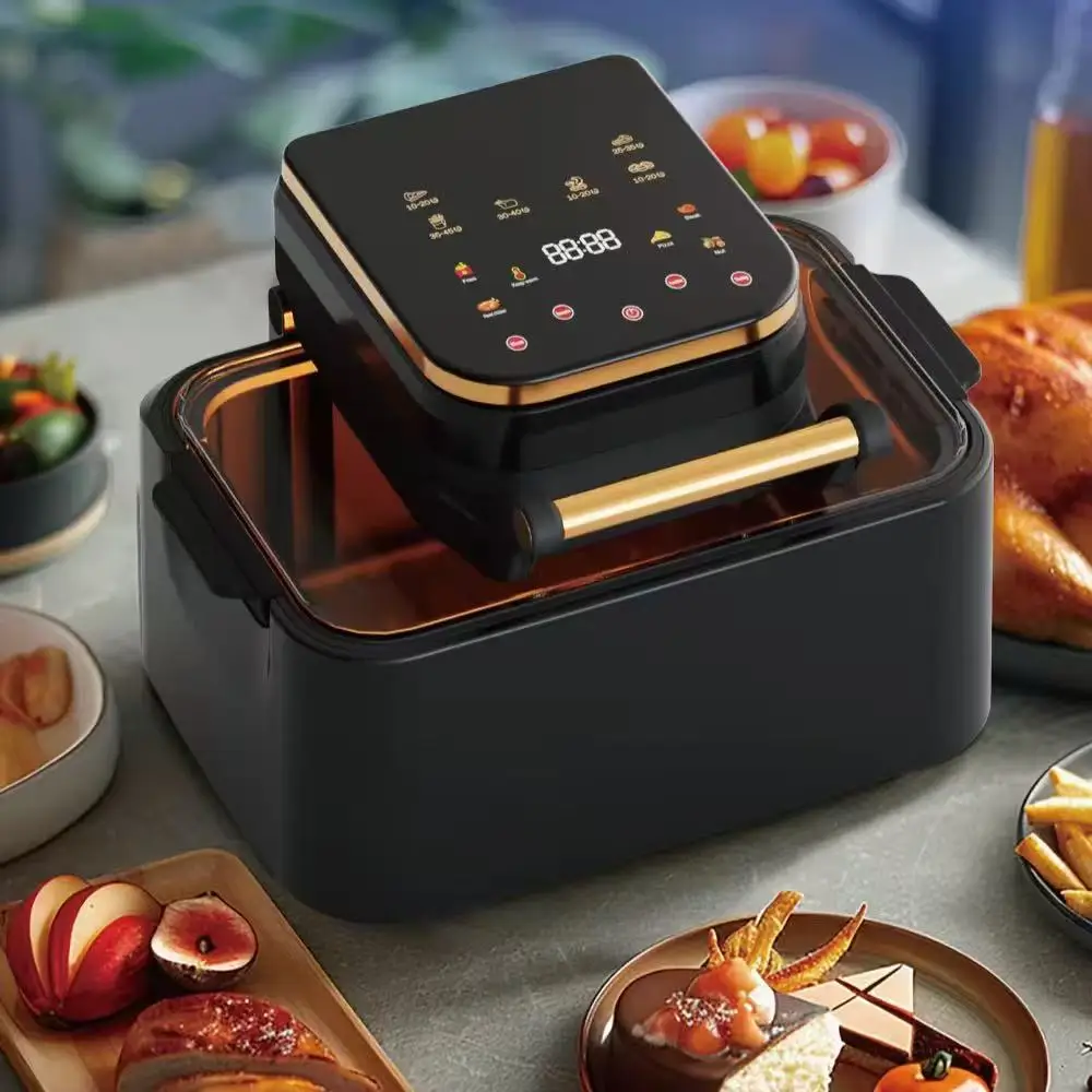 Wholesale Hot Selling Electric Air Fryer with Oil Free Multi-functional Digital Air Fryer with Overheat Protection for Household
Wholesale Hot Selling Electric Air Fryer with Oil Free Multi-functional Digital Air Fryer with Overheat Protection for Household