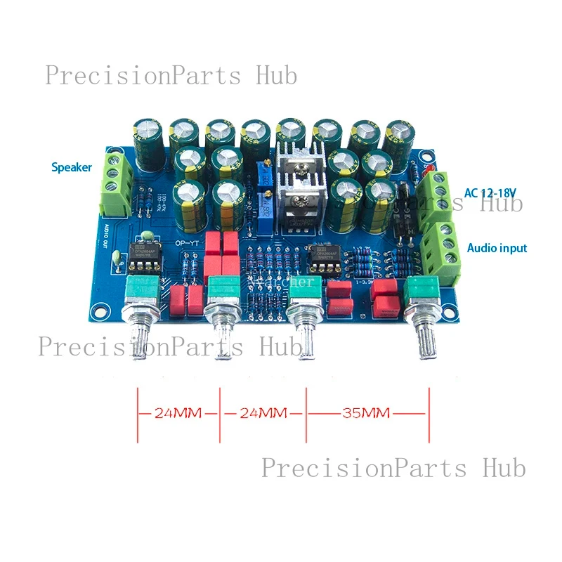 Nvarcher HIFI Preamp Tone OPA2604AP Op Amp Preamplifier Finished Board
Nvarcher HIFI Preamp Tone OPA2604AP Op Amp Preamplifier Finished Board