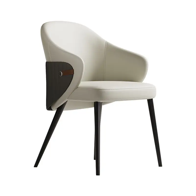 #Modern Minimalist Luxury Dining Armchair with Steel Frame and Leather Upholstery-European Inspired for Home & Hotel Use
#Modern Minimalist Luxury Dining Armchair with Steel Frame and Leather Upholstery-European Inspired for Home & Hotel Use