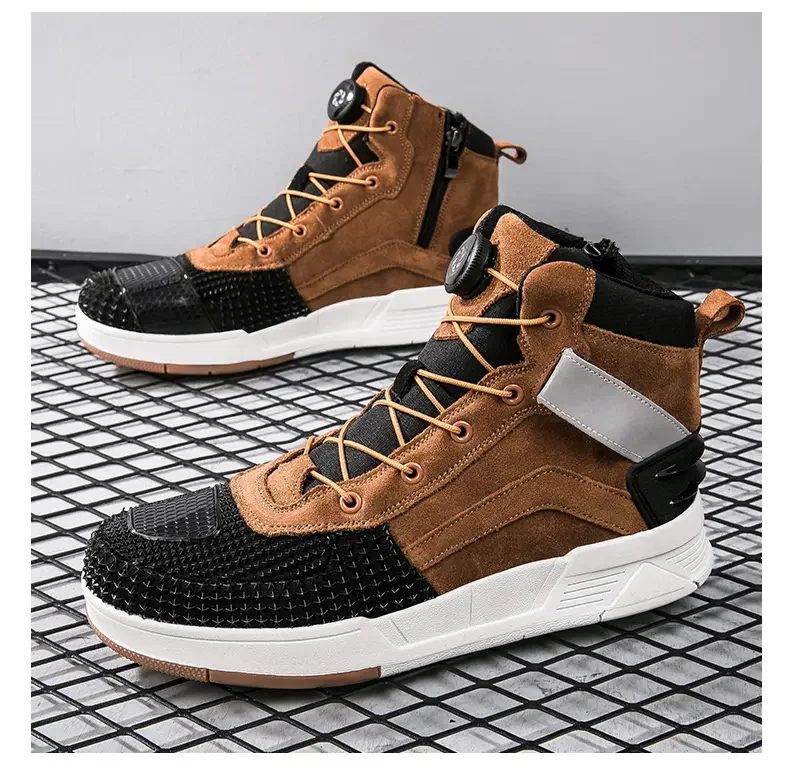 Casual fashion motorcycle shoes, motorcycle shoes, high top motorcycle shoes, all-round protection, wear-resistant
Casual fashion motorcycle shoes, motorcycle shoes, high top motorcycle shoes, all-round protection, wear-resistant
