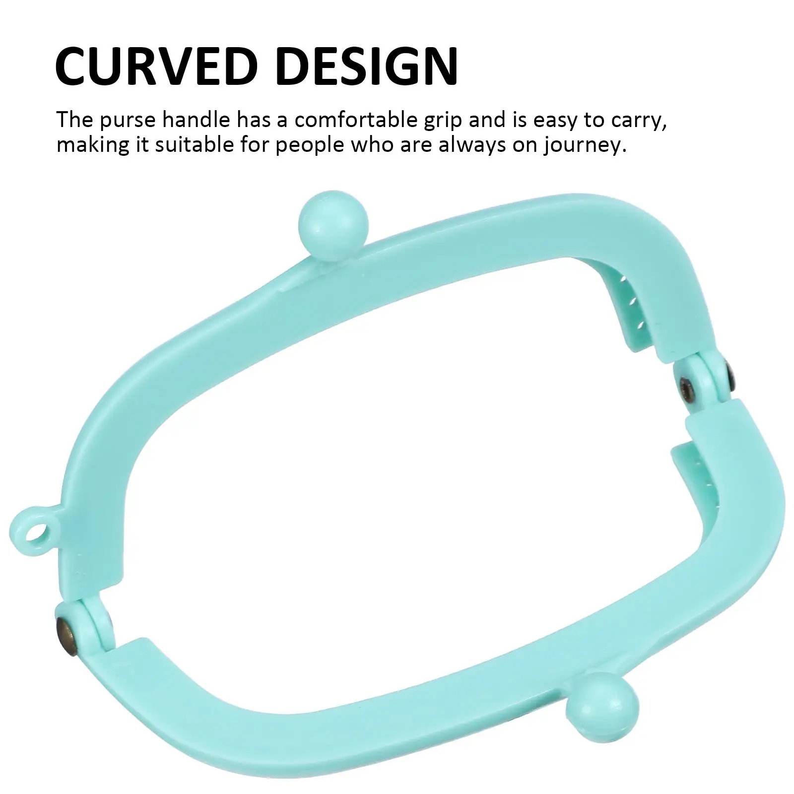 10 Pcs Plastic Coin Purse Handle Curved Design Lightweight Strong Multiple Colors Stylish Bag Making Accessories
10 Pcs Plastic Coin Purse Handle Curved Design Lightweight Strong Multiple Colors Stylish Bag Making Accessories
