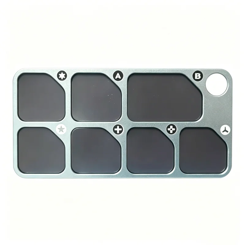 7-Grid Magnetic Screw Parts Storage Tray Metal Sorting Plate for Phone Repair Electronic Component Organization
7-Grid Magnetic Screw Parts Storage Tray Metal Sorting Plate for Phone Repair Electronic Component Organization