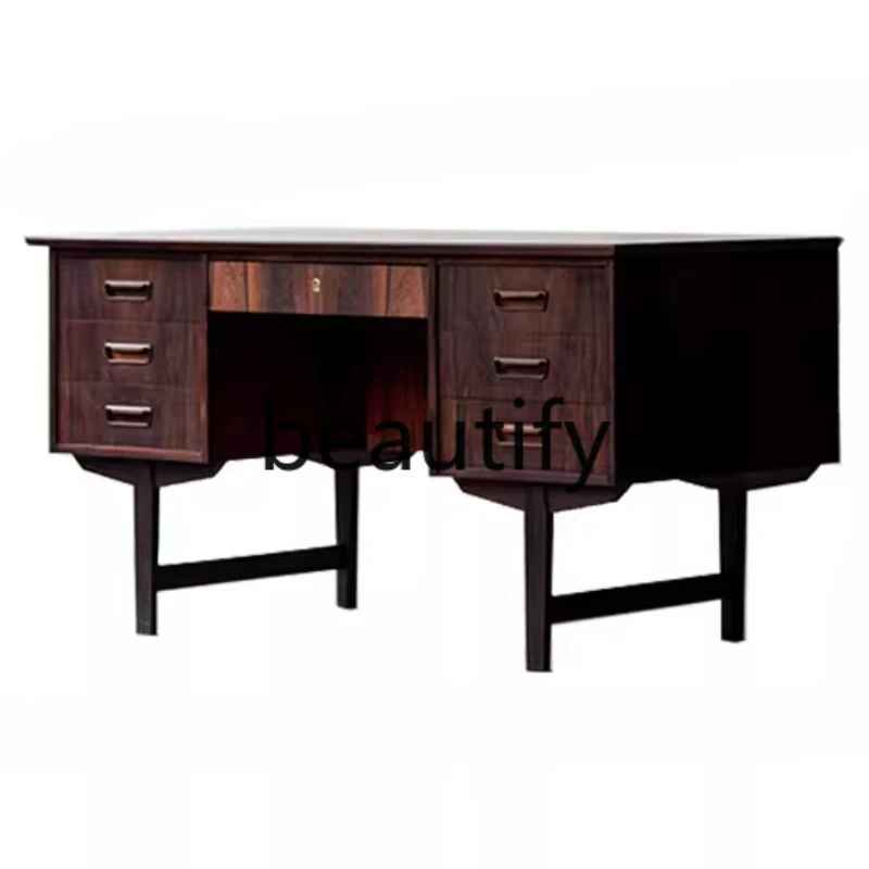 Log Solid Wood Retro Desk Writing Desk Executive Desk Black Walnut Cherry Wood
Log Solid Wood Retro Desk Writing Desk Executive Desk Black Walnut Cherry Wood