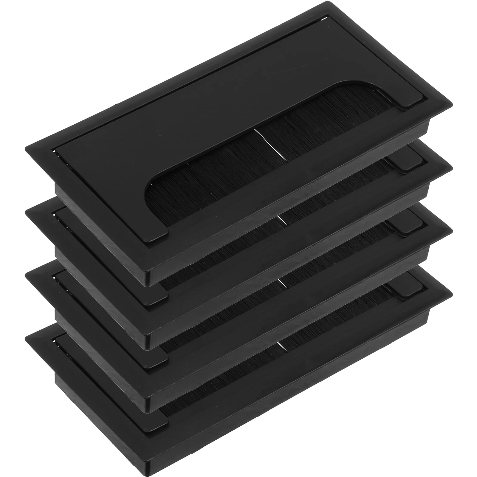 4Pcs Desktop Cable Grommet with Brush - Plastic Wire Hole Cover for Desk Cord Management Dust Prevention Smooth Finish Office
4Pcs Desktop Cable Grommet with Brush - Plastic Wire Hole Cover for Desk Cord Management Dust Prevention Smooth Finish Office