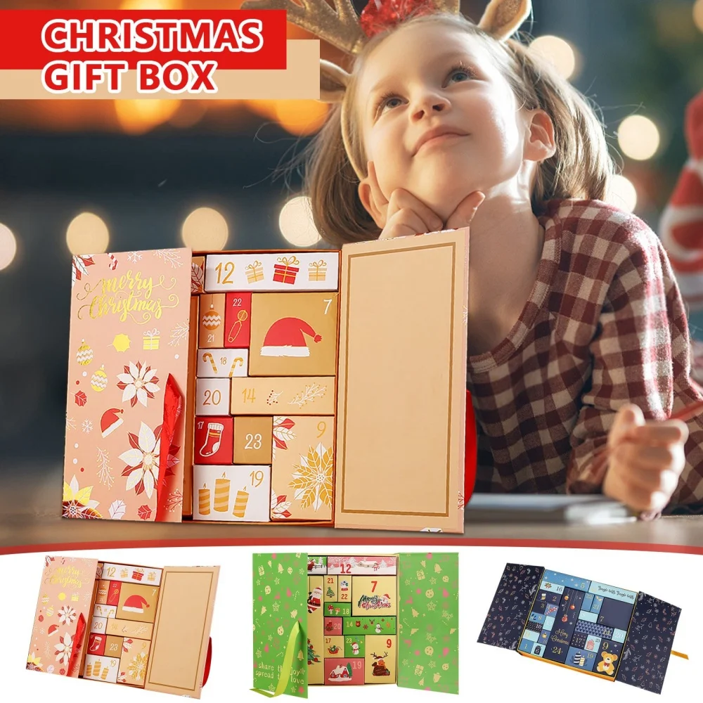 Christmas Advent Calendar 24 Grids Countdown Calendar Gift Package Boxes Fillable Empty Cardboard Case Holiday Decoration Box
Christmas Advent Calendar 24 Grids Countdown Calendar Gift Package Boxes Fillable Empty Cardboard Case Holiday Decoration Box