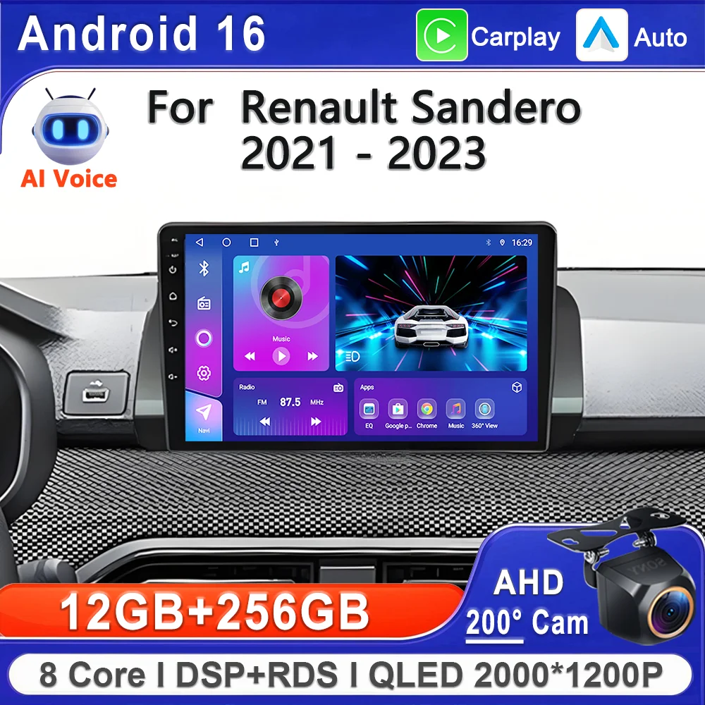 Мультимедийная система Android 16 с экраном 2K Incell для Renault Sandero 2021-2023: GPS-навигация, высокопроизводительный процессор, Wi-Fi
Мультимедийная система Android 16 с экраном 2K Incell для Renault Sandero 2021-2023: GPS-навигация, высокопроизводительный процессор, Wi-Fi