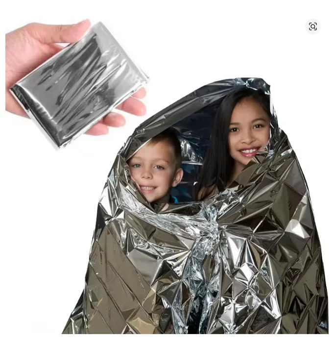 Compact Mylar Thermal Retention Survival Blanket Waterproof Wind Resistant Emergency Foil Sheet Pre-packed for Bug Out Bag House
Compact Mylar Thermal Retention Survival Blanket Waterproof Wind Resistant Emergency Foil Sheet Pre-packed for Bug Out Bag House