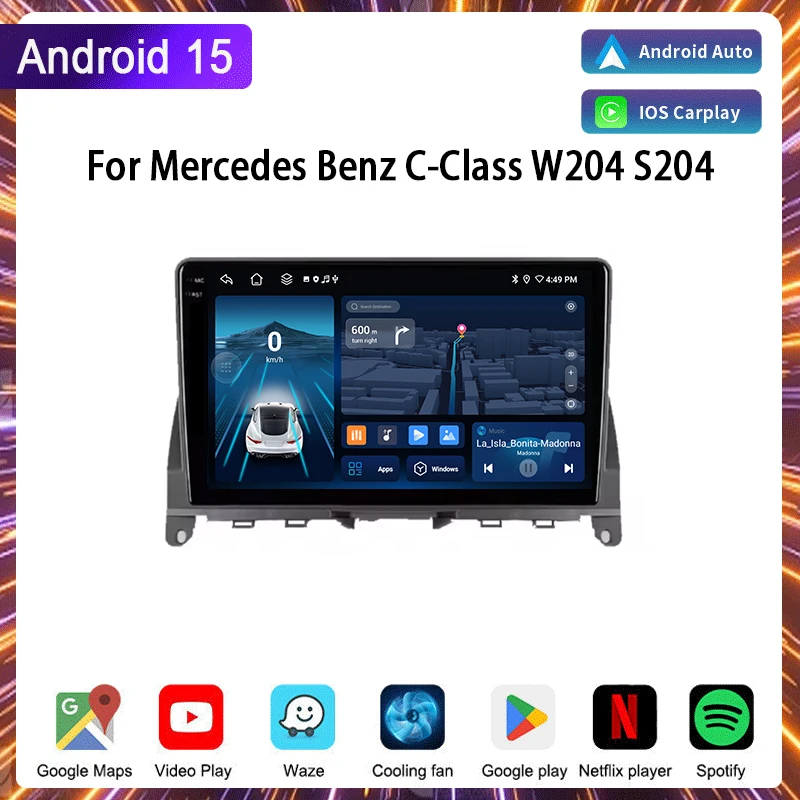 Car Radio For Mercedes Benz C-Class W204 S204 Carplay Android Auto Car Multimedia Stereo
Car Radio For Mercedes Benz C-Class W204 S204 Carplay Android Auto Car Multimedia Stereo