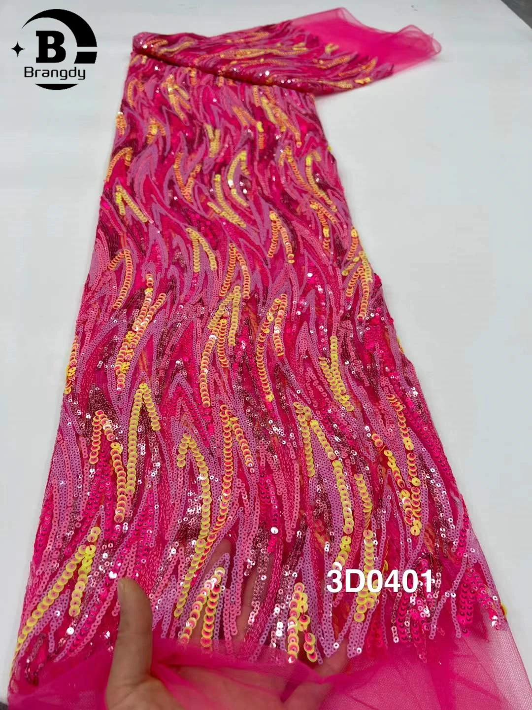 African French Sequin Lace Fabric 2025 High Quality Pink Lace Nigerian Embroidery Full Groom Lace Fabric For Women's Party Dress
African French Sequin Lace Fabric 2025 High Quality Pink Lace Nigerian Embroidery Full Groom Lace Fabric For Women's Party Dress