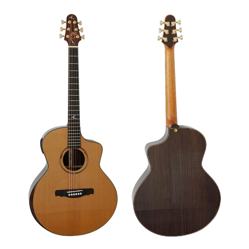 Aiersi Custom Handmade Professional Grade All Solid Double Top Acoustic Guitar
Aiersi Custom Handmade Professional Grade All Solid Double Top Acoustic Guitar