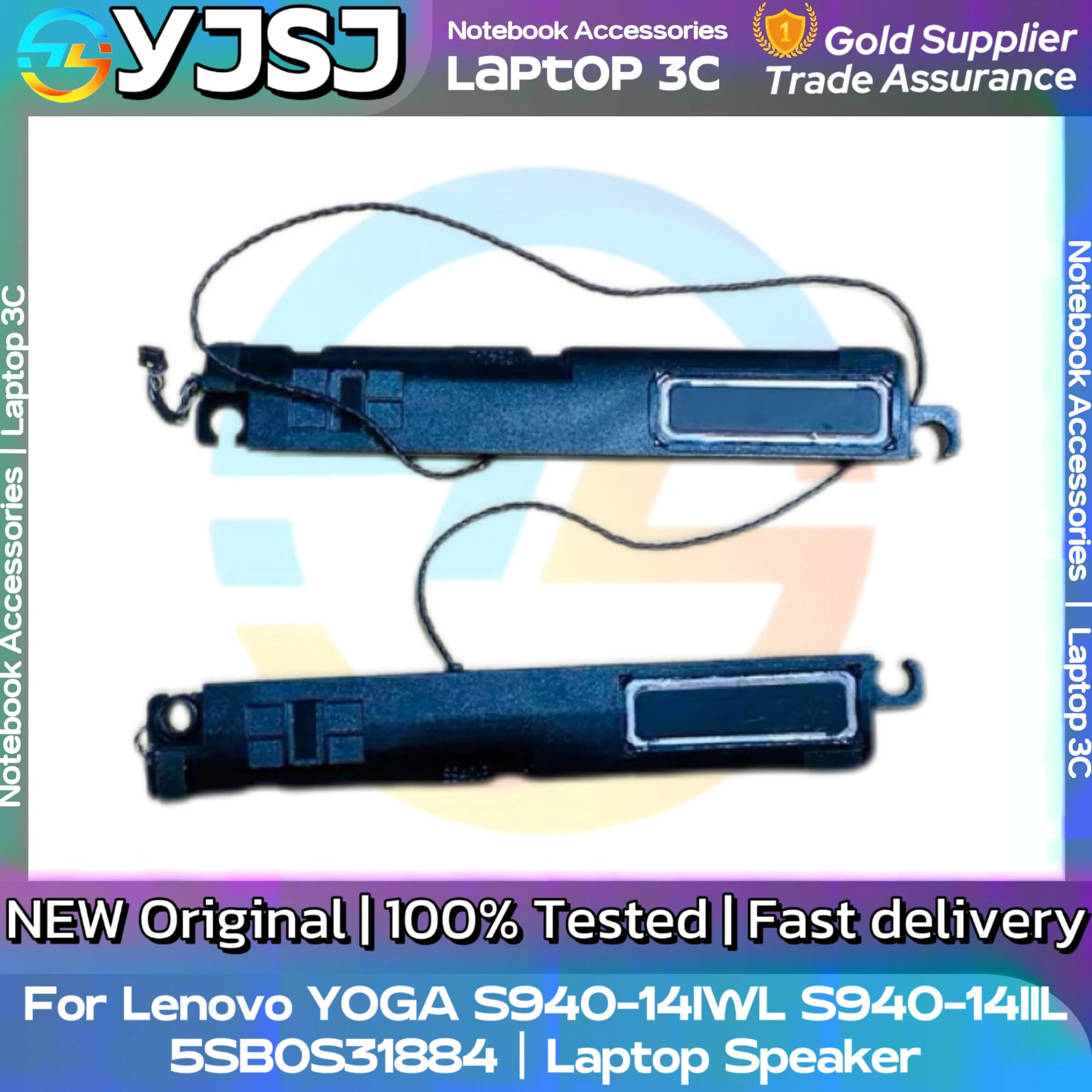 New Original Laptop Notebook Audio Speaker For Lenovo YOGA S940-14IWL S940-14IIL built-in left and right speakers 5SB0S31884
New Original Laptop Notebook Audio Speaker For Lenovo YOGA S940-14IWL S940-14IIL built-in left and right speakers 5SB0S31884