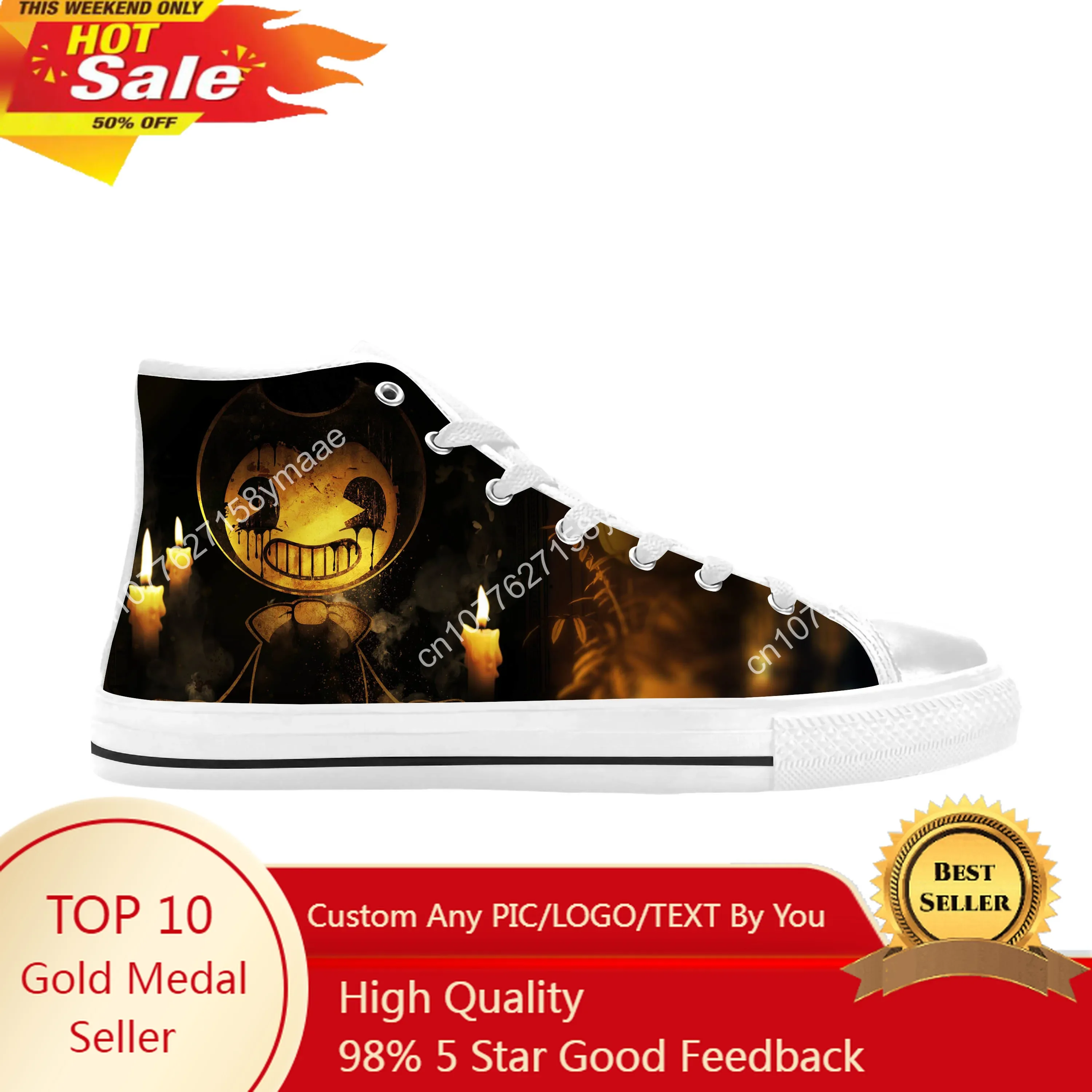 Bendys Anime Cartoon Manga Comic Funny Fashion Casual Cloth Shoes High Top Comfortable Breathable 3D Print Men Women Sneakers
Bendys Anime Cartoon Manga Comic Funny Fashion Casual Cloth Shoes High Top Comfortable Breathable 3D Print Men Women Sneakers
