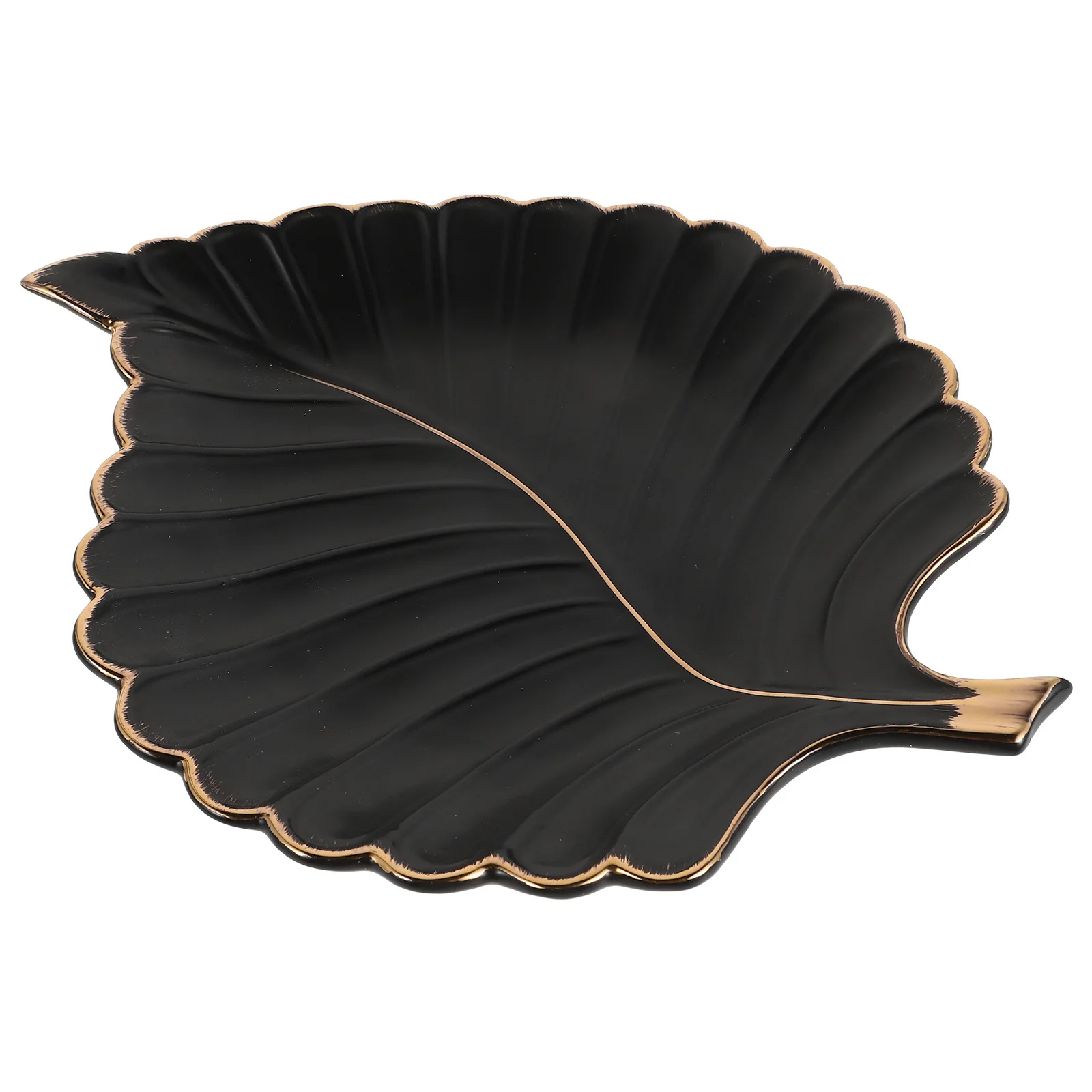 Stylish Leaf Design Ceramic Plate Gold Edge Trinket Tray for Nightstand Entryway Vanity Decor Jewelry Storage Cute Room
Stylish Leaf Design Ceramic Plate Gold Edge Trinket Tray for Nightstand Entryway Vanity Decor Jewelry Storage Cute Room