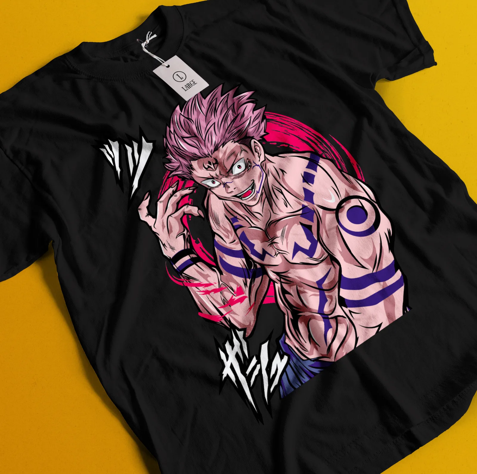 Футболка Sukuna Gojo Satoru Футболка Jujutsu Kaisen Футболка Toji Футболка Itadori Mahoraga
Футболка Sukuna Gojo Satoru Футболка Jujutsu Kaisen Футболка Toji Футболка Itadori Mahoraga