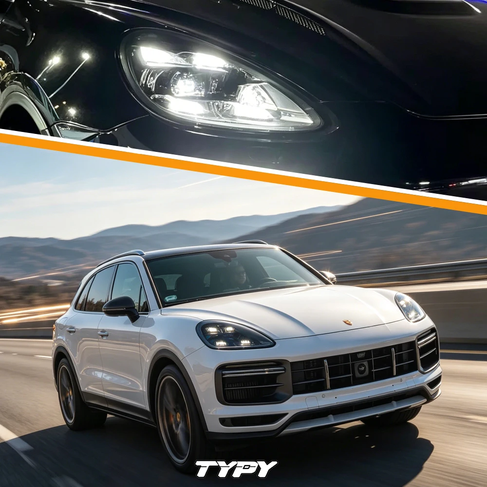 TYPY For Porsche Cayenne 958.1 958.2 2011-2018 LED Matrix Style Headlights Upgrade 2020 DRL Sequential Turn Signal Auto Lamps
TYPY For Porsche Cayenne 958.1 958.2 2011-2018 LED Matrix Style Headlights Upgrade 2020 DRL Sequential Turn Signal Auto Lamps
