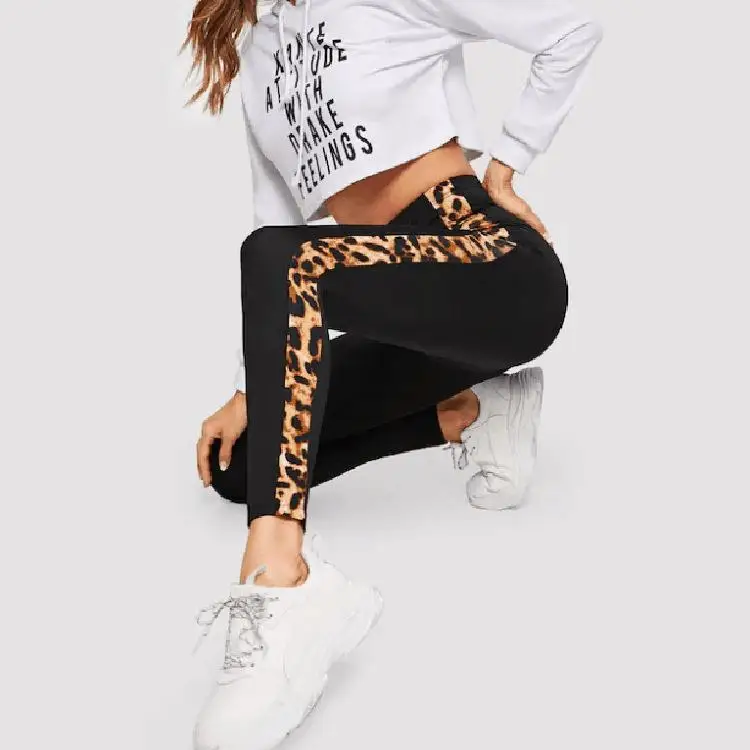 Side Panel Stretch Yoga Pants Fitness Crop Women's Leggings Comfortable Breathable Small Footed Trousers for All Seasons
Side Panel Stretch Yoga Pants Fitness Crop Women's Leggings Comfortable Breathable Small Footed Trousers for All Seasons