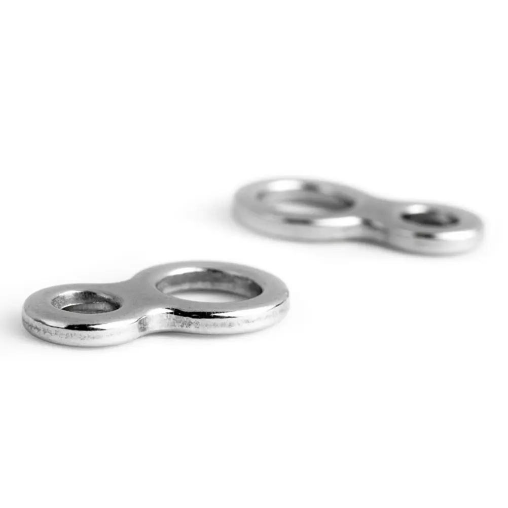 10 Pcs Eight shaped Rings Double Hole Stainless Steel Split Connector High Strength Fishing Supplies Professional Gear
10 Pcs Eight shaped Rings Double Hole Stainless Steel Split Connector High Strength Fishing Supplies Professional Gear
